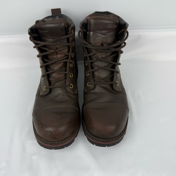 L.L.Bean Men’s Waterproof Leather Work Boots – Size 10 Medium - Picture 2 of 8